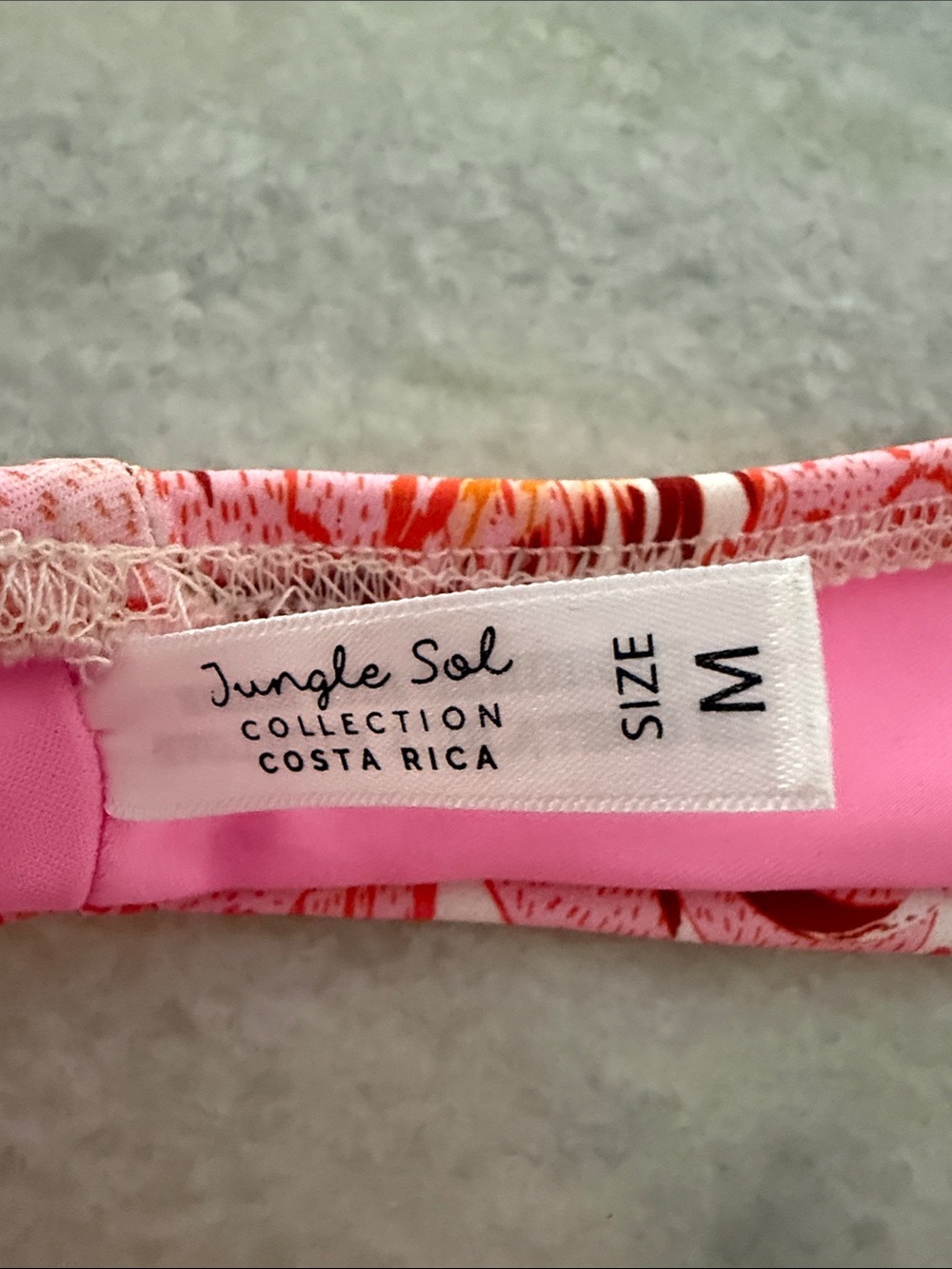 NEW Jungle Sol Pink Paradise Bikini Bottom - Picture 4 of 4